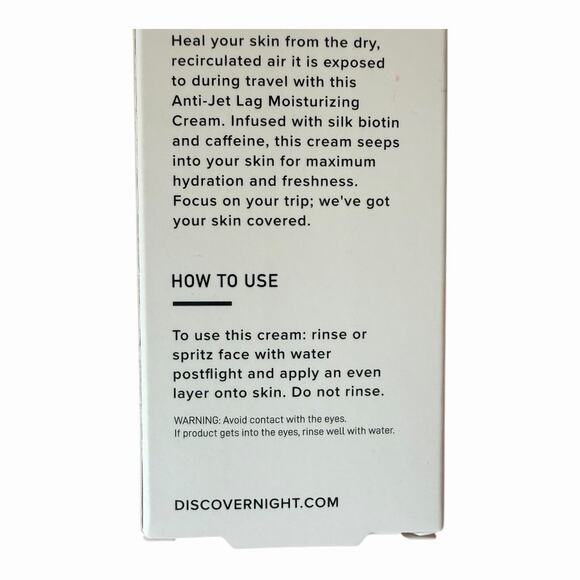 2 NIGHT Skincare Don't Lag Just Jet Anti Jet Lag Moisturizing Cream 30 ml - NIP - Picture 11 of 16